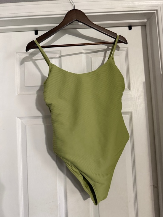 Billabong Other - Olive Green Ribbed One-Piece Swimsuit